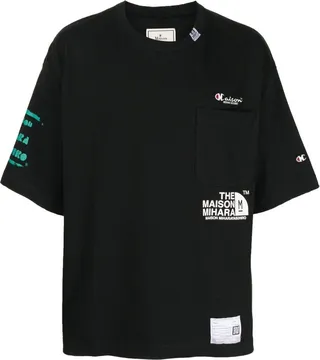logo-print cotton T-shirt