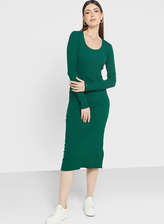 Ribbed Bodycon Dress