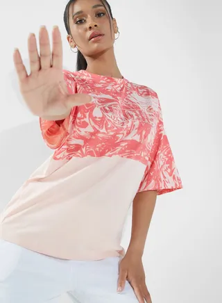 Power Color Block Summer T-Shirt