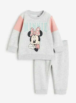Kids 2 Piece Graphic Sweatshirt & Pyjama Set