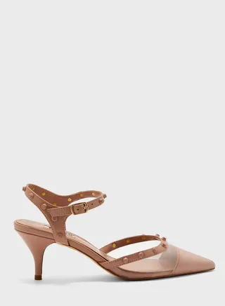 Ankle Strap Low Heel Sandals
