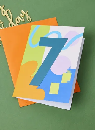 You're 7 Birthday Card