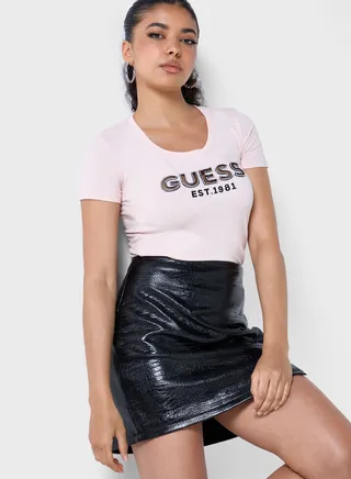 Crew Neck Logo T-Shirt