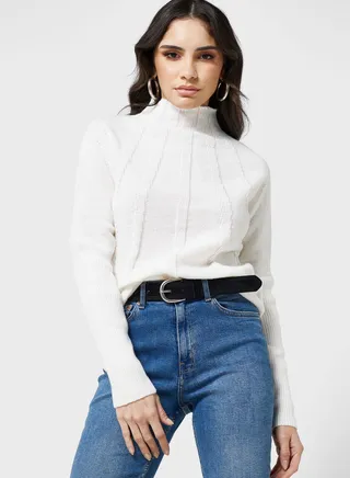 High Neck Sweater