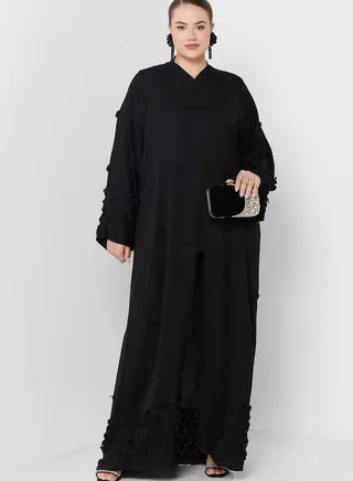 Embellished Detail Abaya