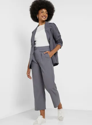 Wide Leg Cropped Pants