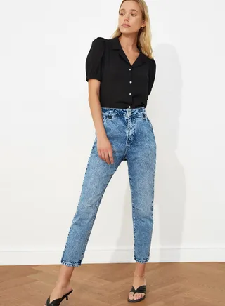 High Waist Mom Jeans
