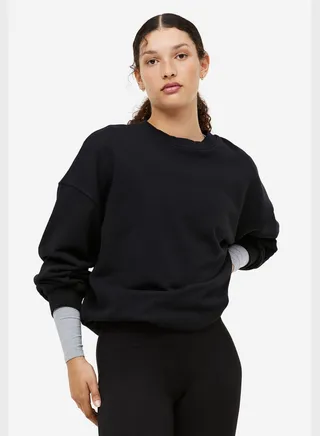 Crew Neck Oversized Sweatshirt