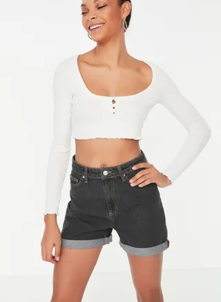 Denim Mini Shorts