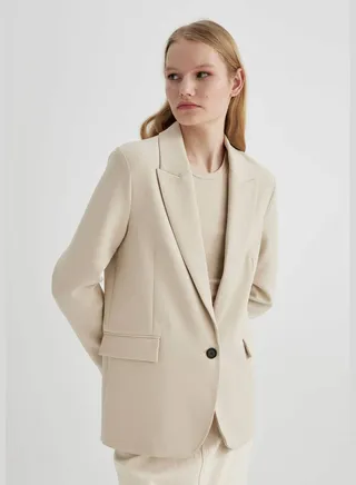 Woman Oversize Blazer Jacket