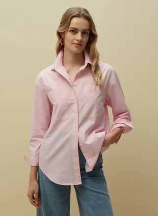 PIOMBO relaxed fit shirt with pockets
