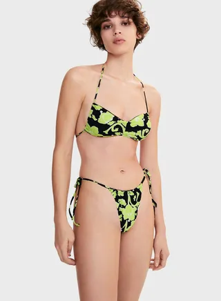 Printed Bikini Bottom