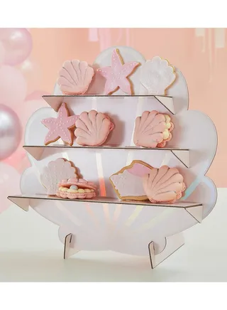 Shells Shaped Treat Stand
