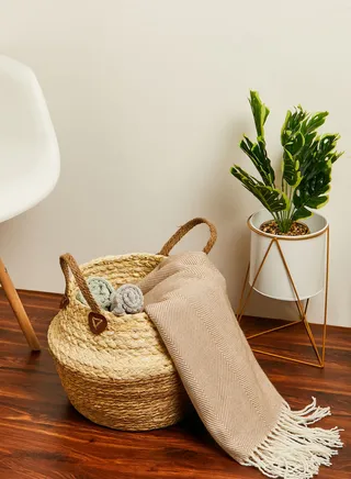 Storage Basket With Handles