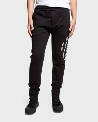 Men's Graffiti Logo Jogger Pants