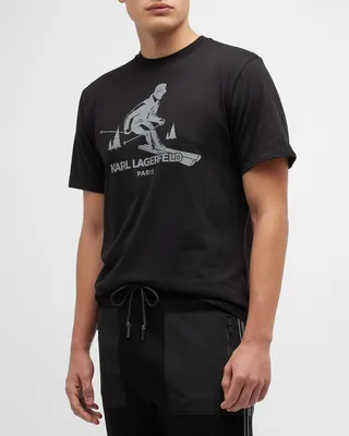 Men's Skiing Karl Graphic-Print T-Shirt
