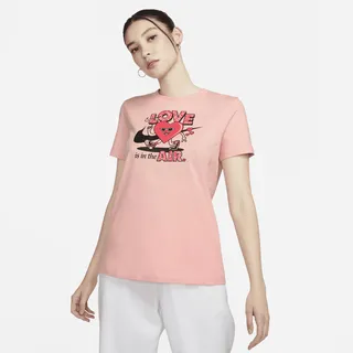 Women's Nike Sportswear Short-Sleeve T-Shirt in Pink