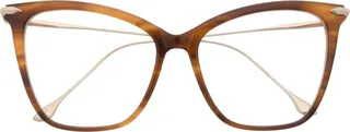 Oversize-Frame Straight-Arm Glasses