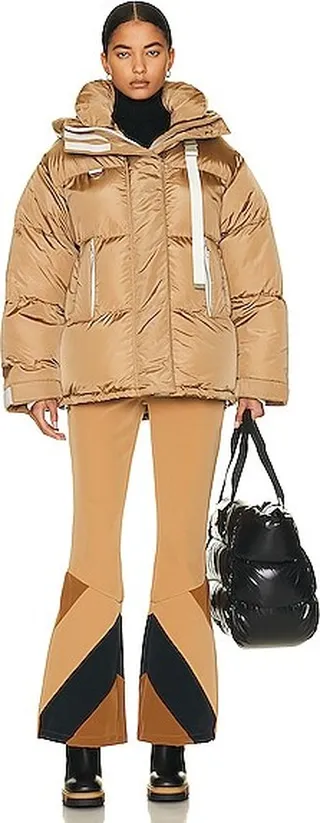 Shoreditch Ski Club Willow Puffer in Tan