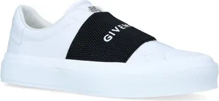 Givenchy Leather City Court Slip-On Sneakers