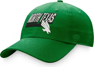 Men's Top of the World Green North Texas Mean Green Slice Adjustable Hat