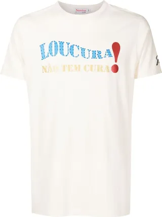 slogan-print cotton T-shirt