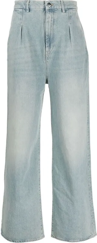 High-Waist Wide-Leg Jeans
