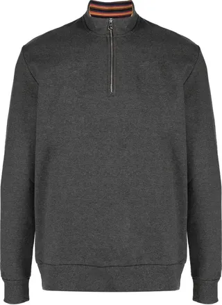Half-Zip Cotton Pullover