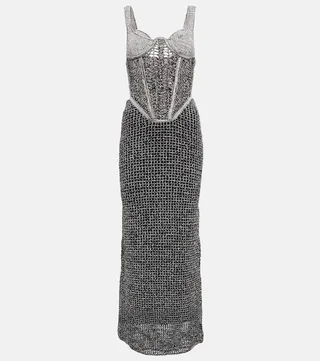Corset midi dress