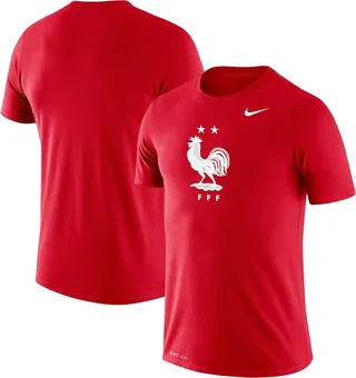 Men's Nike Red France National Team Primary Logo Legend Performance T-shirt