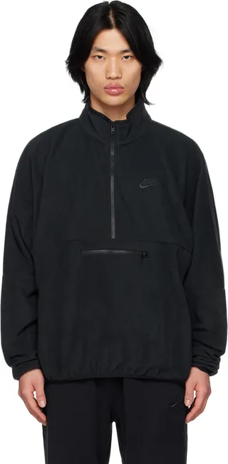 Nike Black Half-Zip Sweater