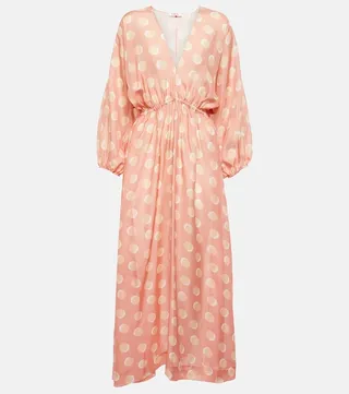 Neptune silk maxi dress