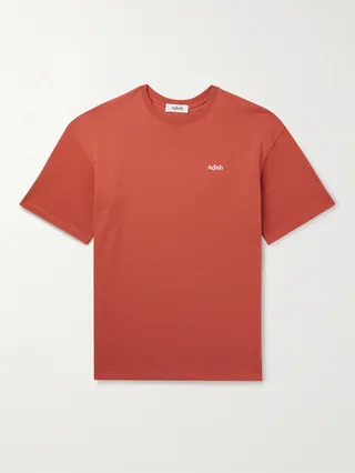 Qurs Logo-Print Cotton-Jersey T-Shirt