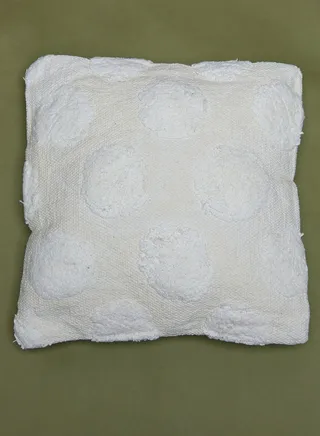 Turfted Cushion With Insert 16X16"