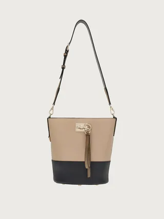Ferragamo Women Ferragamo Studio Bucket bag Beige