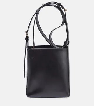 Virginie leather tote bag