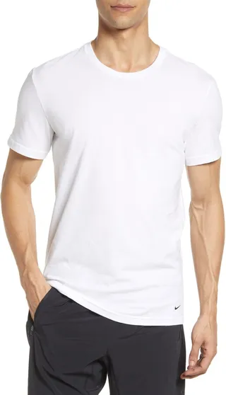 Men's 2-Pack Dri-FIT Stretch Cotton Crewneck T-Shirts