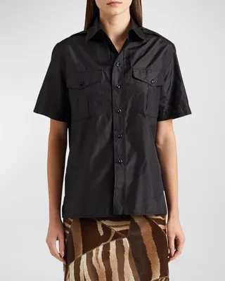 Merrill Button-Front Shirt
