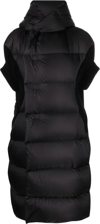Asymmetric Hooded Padded Coat