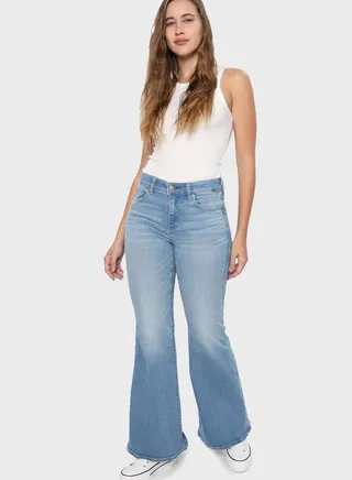 High Waist Flared Jeans