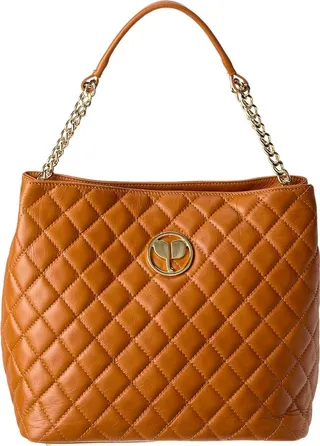 Persaman New York Talia Quilted Leather Tote