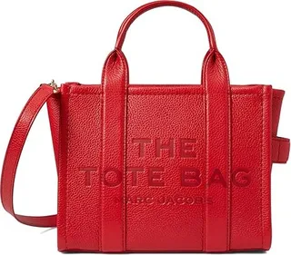 Marc Jacobs The Leather Mini Tote Bag (True Red) Handbags