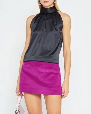 Few Moda Kasper Halter Top - Black