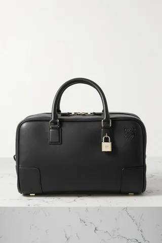 Loewe - Amazona 28 Medium Leather Tote - Black