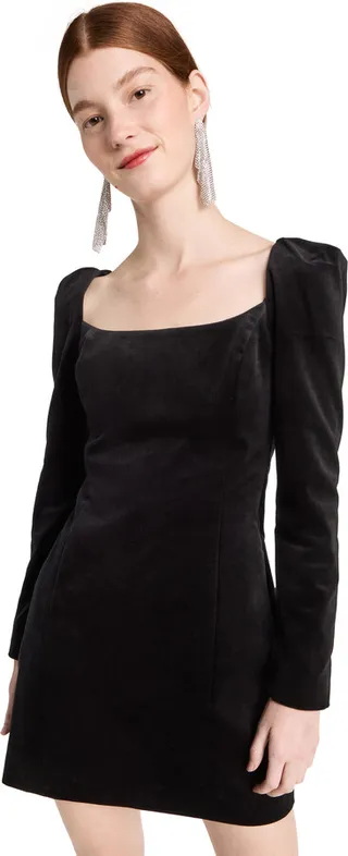 A.L.C. Carolyn Velvet Mini Dress