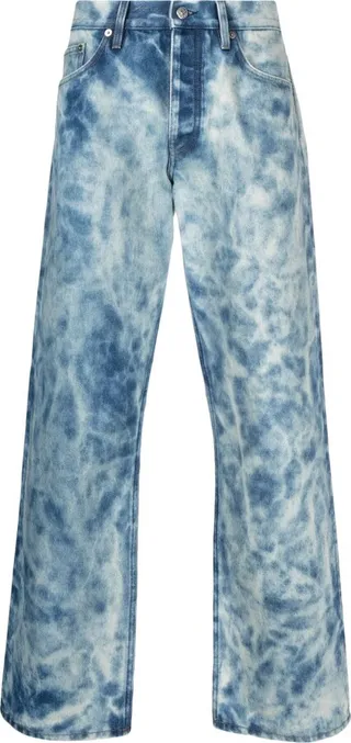 High-Waist Wide-Leg Jeans