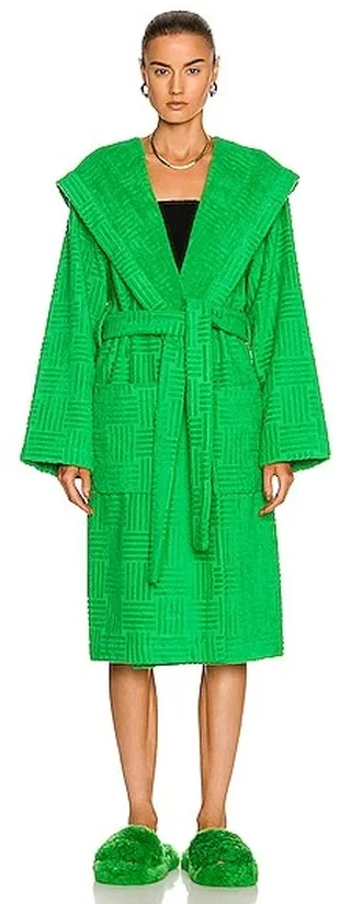 Bottega Veneta Bathrobe in Green
