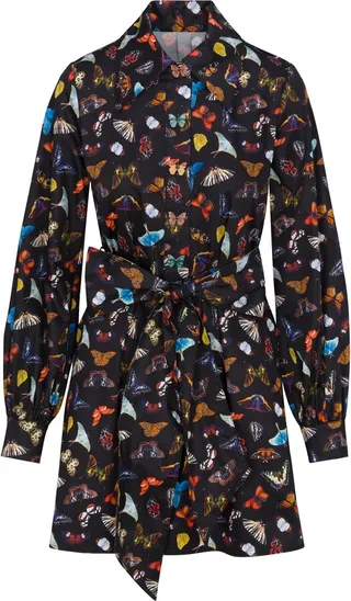 Meghan Fabulous - The Butterfly Shirt Dress - Black