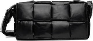 Bottega Veneta Black Cassette Shoulder Bag