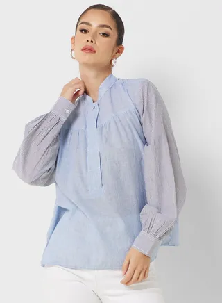 Striped Button Down Shirt